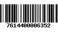 Código de Barras 7614400006352