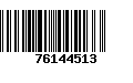 Código de Barras 76144513