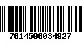 Código de Barras 7614500034927