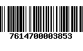 Código de Barras 7614700003853