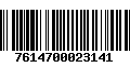 Código de Barras 7614700023141