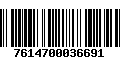 Código de Barras 7614700036691