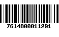 Código de Barras 7614800011291