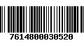 Código de Barras 7614800030520