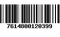 Código de Barras 7614800120399