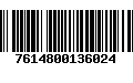 Código de Barras 7614800136024