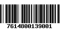 Código de Barras 7614800139001