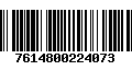 Código de Barras 7614800224073