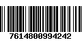 Código de Barras 7614800994242