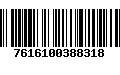 Código de Barras 7616100388318