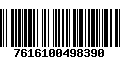 Código de Barras 7616100498390