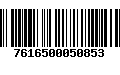 Código de Barras 7616500050853