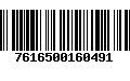 Código de Barras 7616500160491