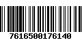 Código de Barras 7616500176140