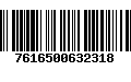 Código de Barras 7616500632318