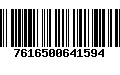 Código de Barras 7616500641594