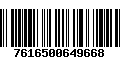 Código de Barras 7616500649668