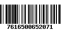 Código de Barras 7616500652071