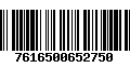 Código de Barras 7616500652750