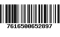 Código de Barras 7616500652897