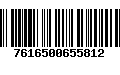 Código de Barras 7616500655812