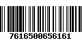 Código de Barras 7616500656161