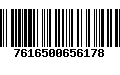 Código de Barras 7616500656178