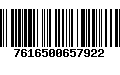 Código de Barras 7616500657922