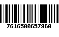 Código de Barras 7616500657960