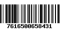 Código de Barras 7616500658431