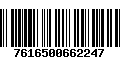 Código de Barras 7616500662247