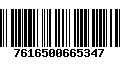 Código de Barras 7616500665347