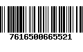 Código de Barras 7616500665521