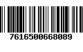 Código de Barras 7616500668089