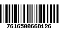 Código de Barras 7616500668126