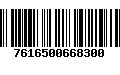 Código de Barras 7616500668300