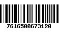 Código de Barras 7616500673120