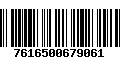 Código de Barras 7616500679061