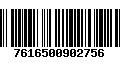 Código de Barras 7616500902756