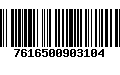 Código de Barras 7616500903104