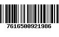 Código de Barras 7616500921986