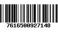 Código de Barras 7616500927148