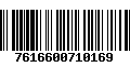 Código de Barras 7616600710169