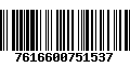 Código de Barras 7616600751537