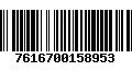 Código de Barras 7616700158953