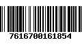 Código de Barras 7616700161854