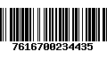 Código de Barras 7616700234435