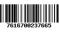 Código de Barras 7616700237665