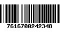 Código de Barras 7616700242348