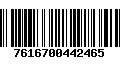 Código de Barras 7616700442465